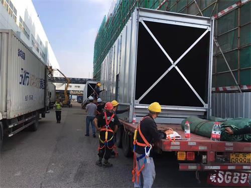 高溫冷卻塔填料與配水系統的綜合性應用,方形冷卻塔填料